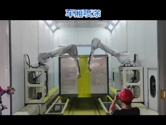 ربات های رنگ آمیزی Techfly در واگن با سمت 7th axis برای 5 طرف